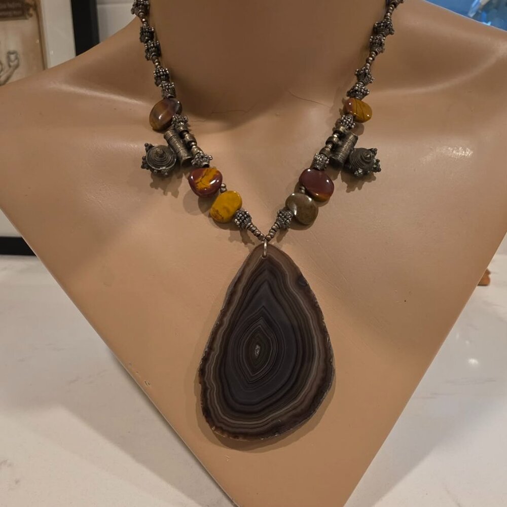 Chocolate Agate Necklace
